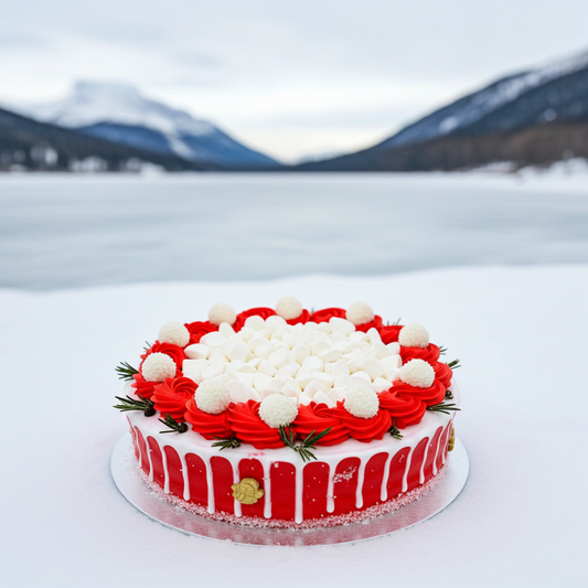 Santa’s Snowball Cake