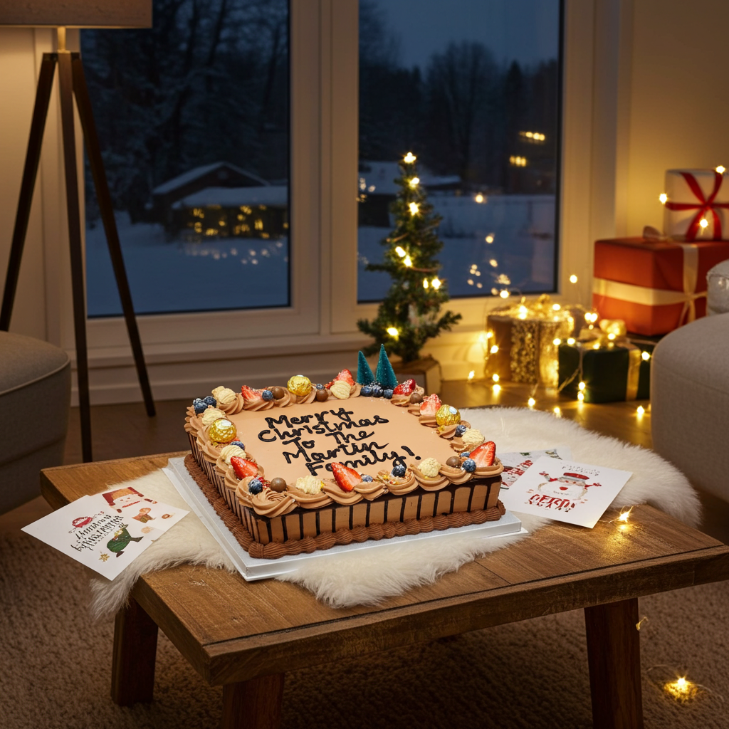 Christmas Chocolate Deluxe Cake