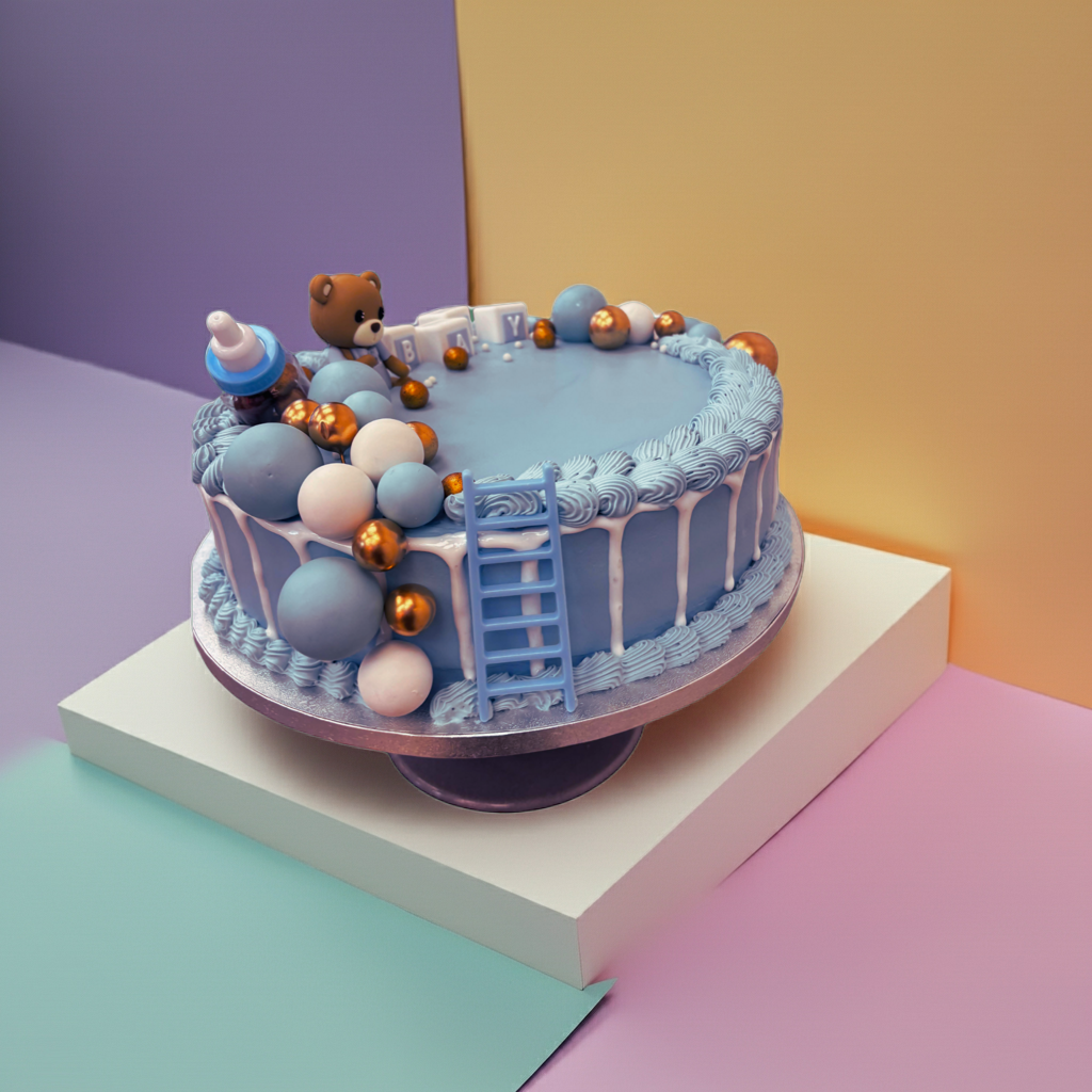 Baby Shower Boy Special Cake