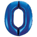 Helium Inflated 34" Number 0 Balloon