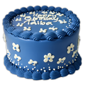 Blue Custom Cake