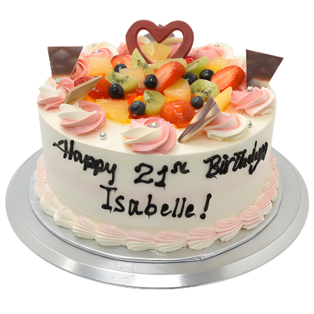 Blushing Berry Celebration Cake