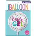 18" Confetti Birthday Boy Foil Balloon