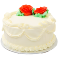 Classic Rose Cream Cake