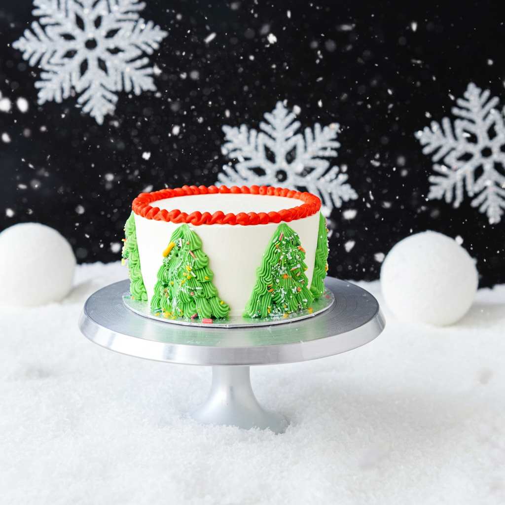 Santa’s forest cake