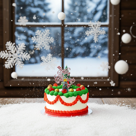 Winter Wonderland Tree Cake