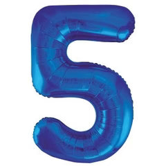 Helium Inflated 34" Number 5 Balloon