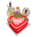 The Princess And The Frog Heart Cake