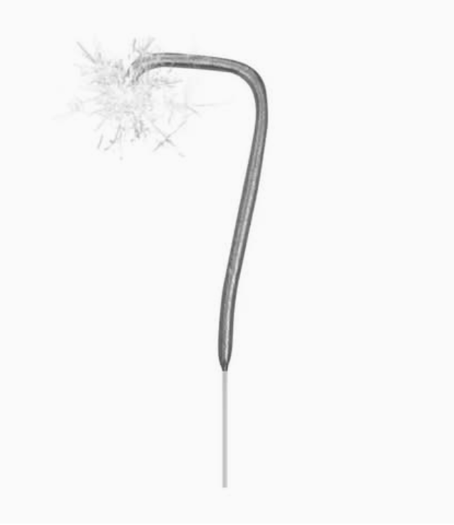 Number 7 Cake 7" Sparkler