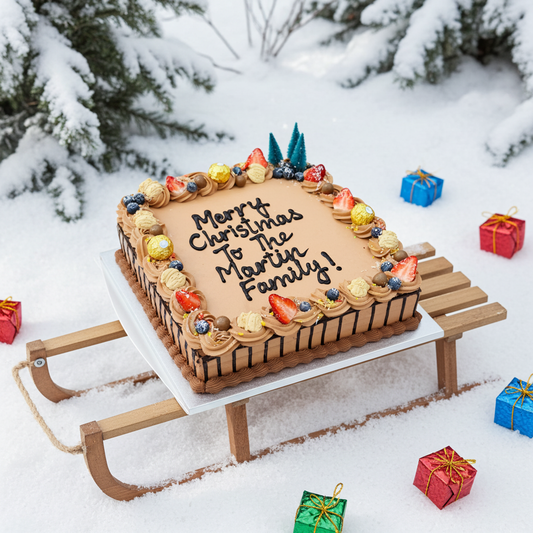 Christmas Chocolate Deluxe Cake