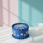 Blue Custom Cake