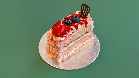 Strawberry Cake Slice