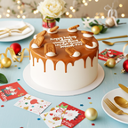 Creamy Vanilla Biscoff Cake