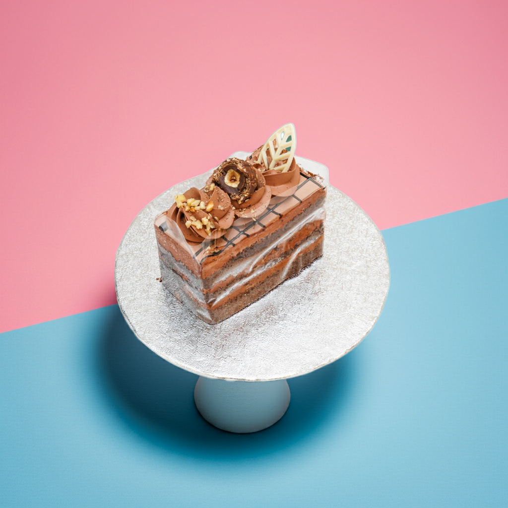 Ferrero Rocher Cake Slice