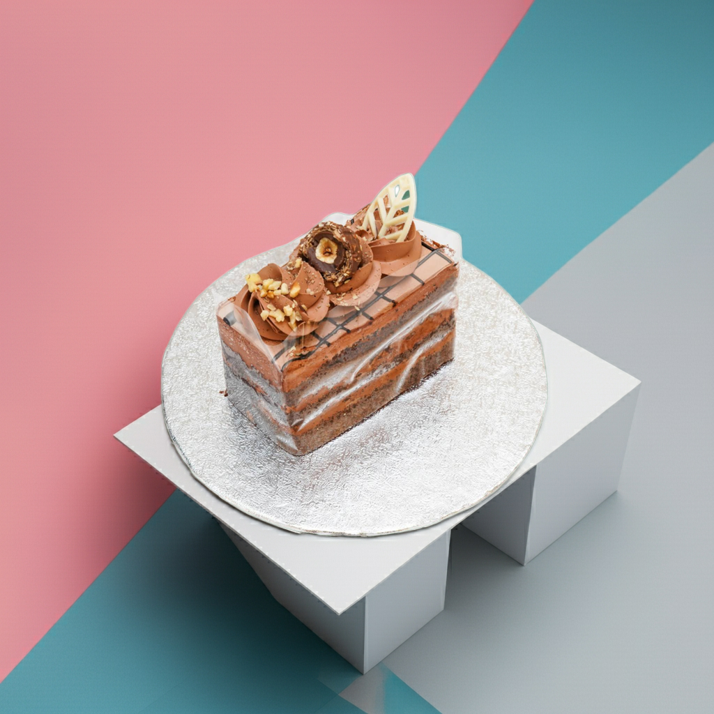Ferrero Rocher Cake Slice