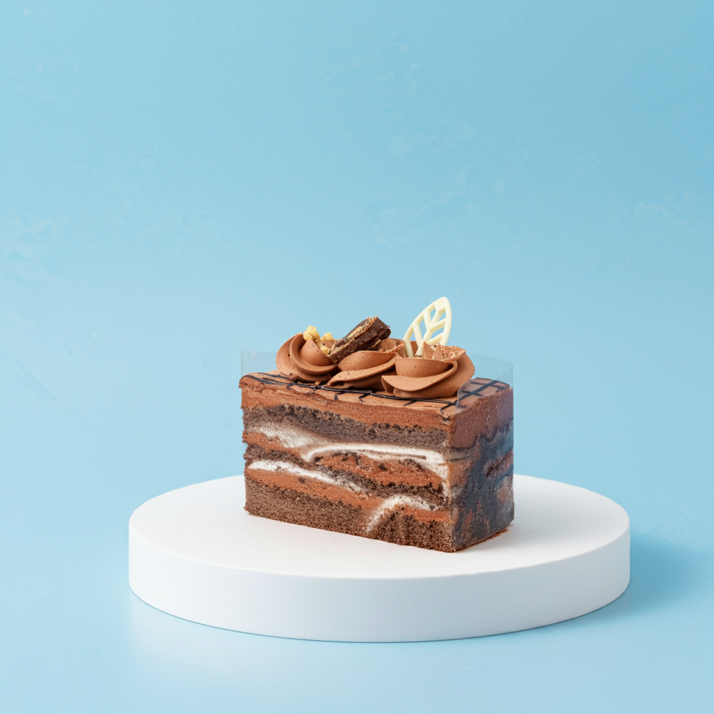 Ferrero Rocher Cake Slice