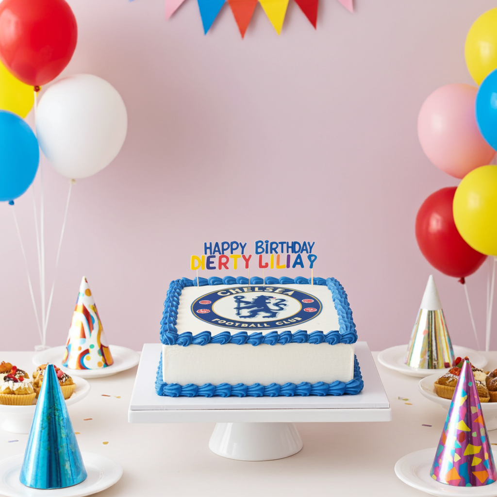 Football Chelsea Cake