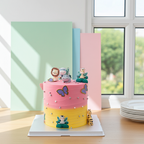 Jungle Theme Tower Cake