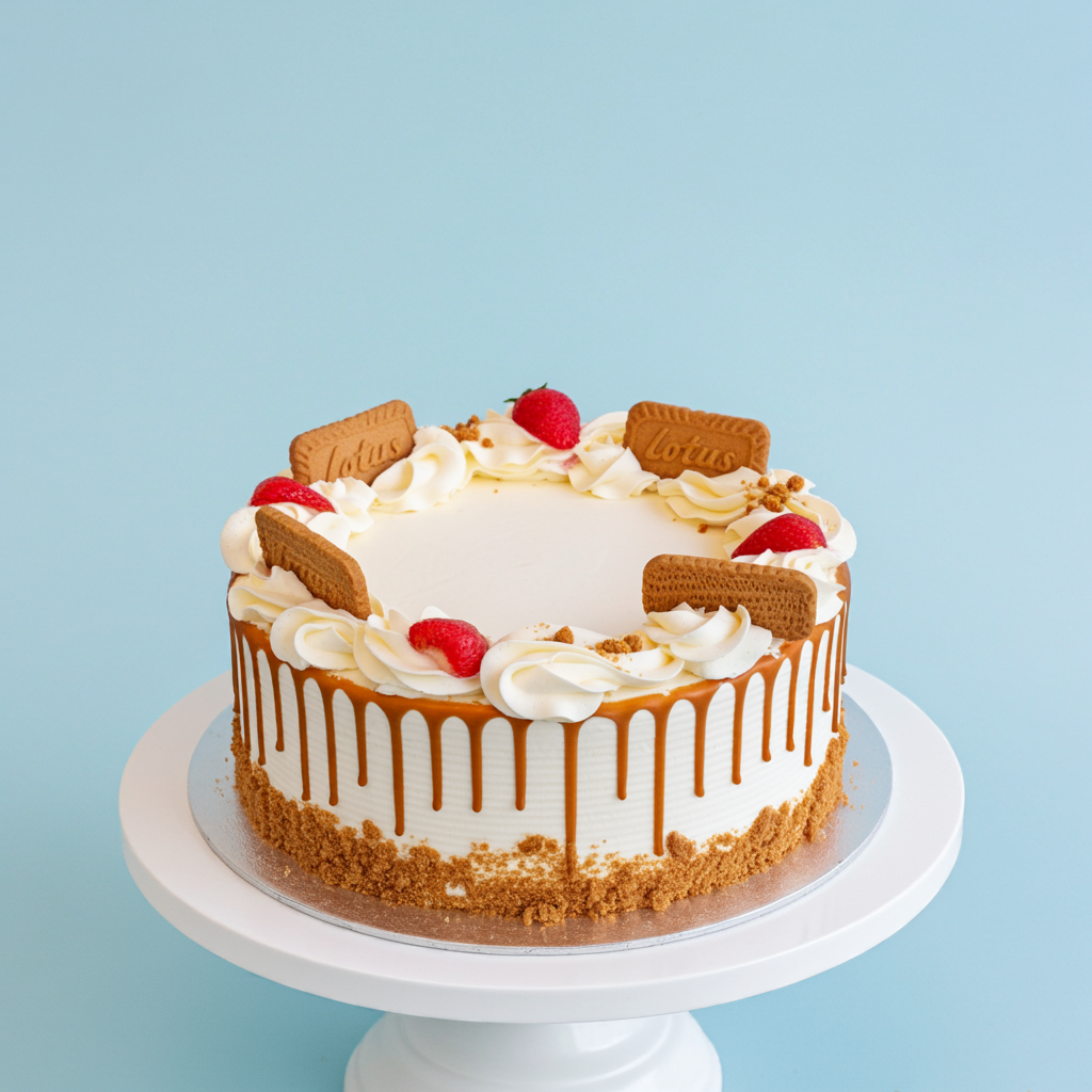 Lotus Biscoff Cake
