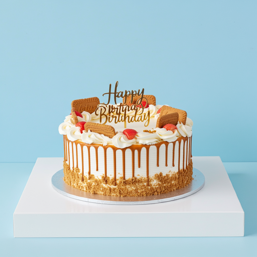Lotus Biscoff Cake