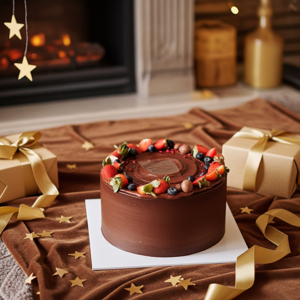 Nutella Double Chocolate Cake