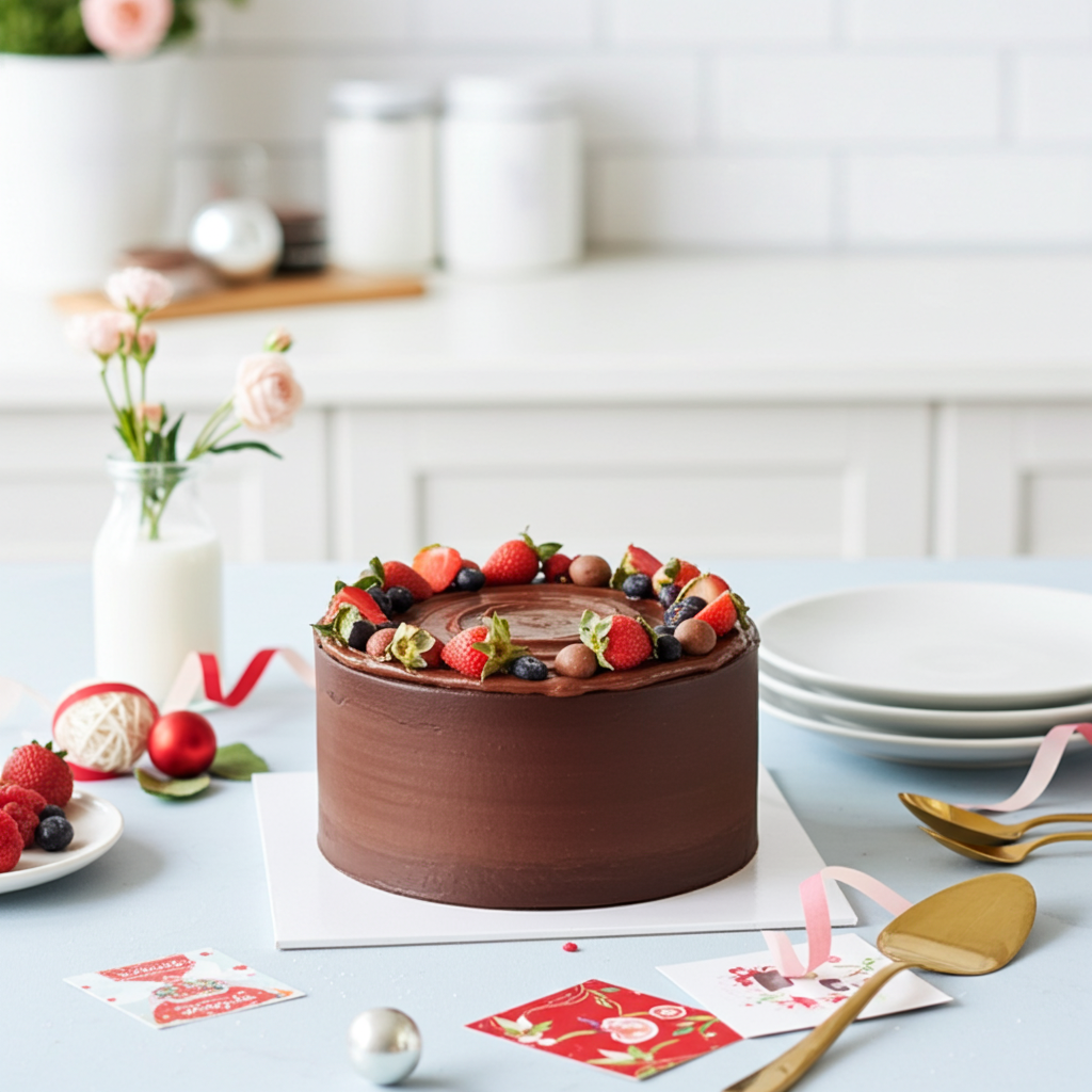 Nutella Double Chocolate Cake