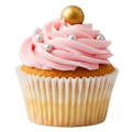 Pink Vanilla Cupcake