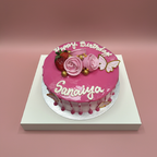 Pink Flower Cake