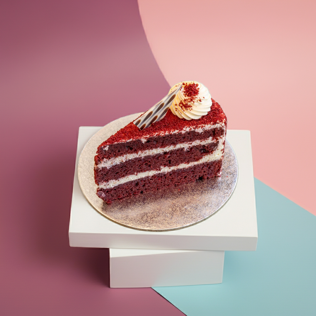 Red Velvet Cake Slice