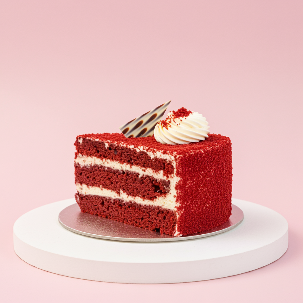Red Velvet Cake Slice