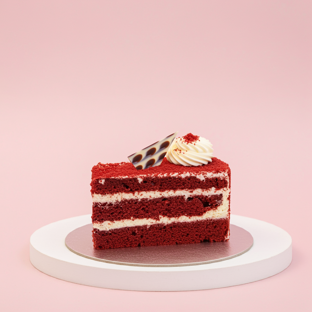 Red Velvet Cake Slice
