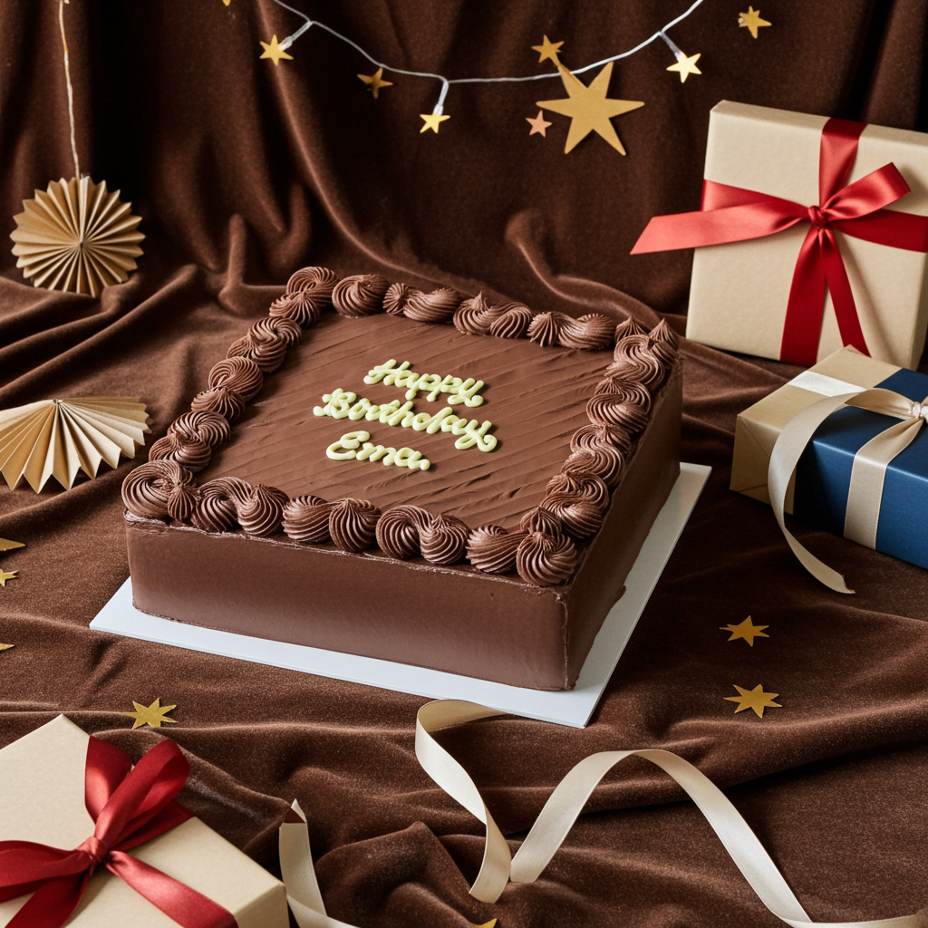 Absolute Chocolate Square Cake