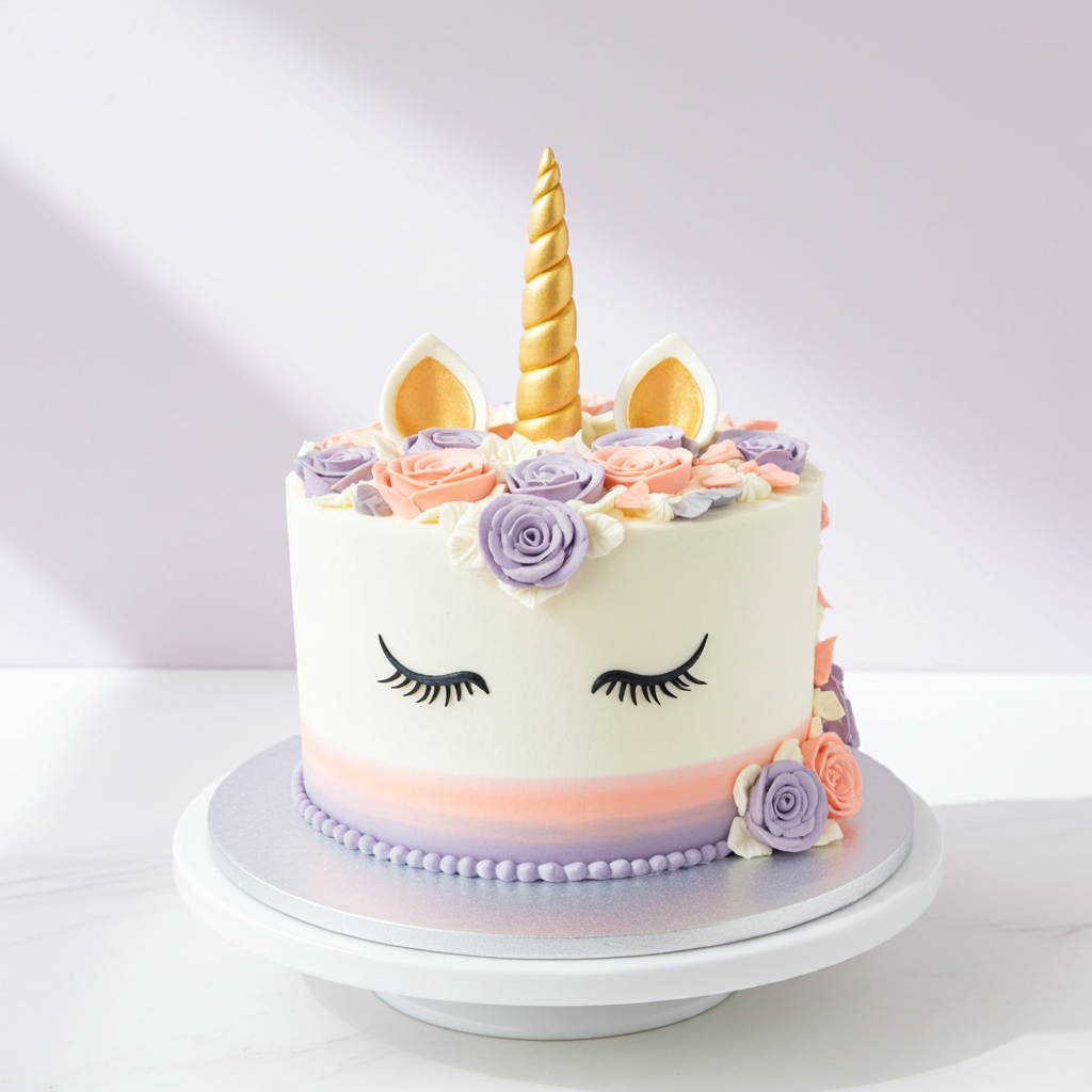 Unicorn Tower Cake