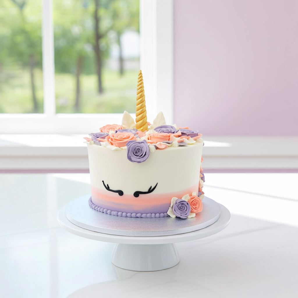 Unicorn Tower Cake