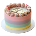 Vanilla Rainbow Cake