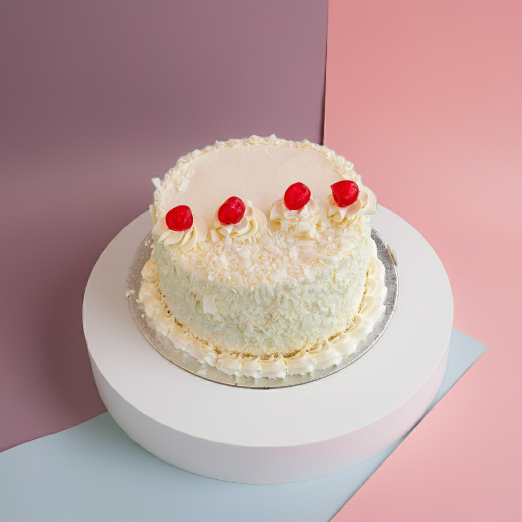 White Forest Cake