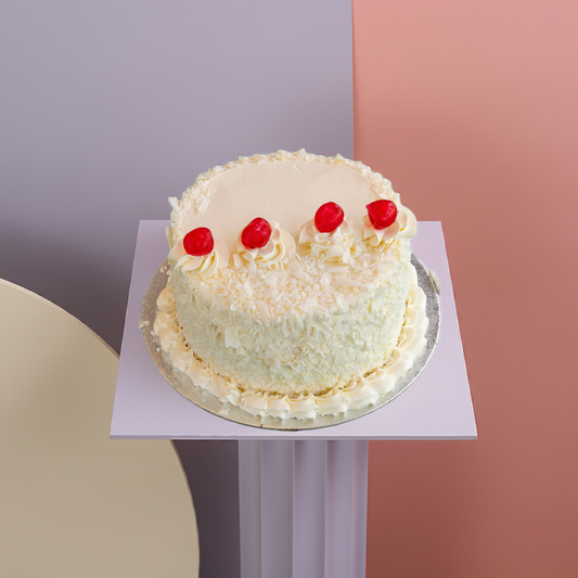 White Forest Cake