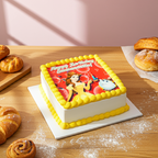 Cinderella Square Cake