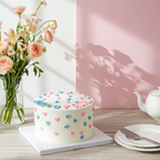 Gender Reveals Round Cake