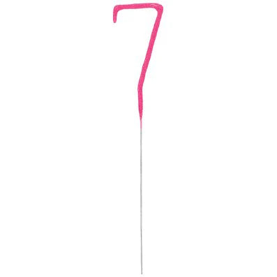 Number 7 Cake 7" Sparkler