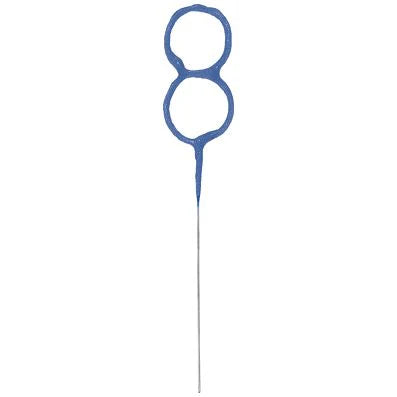 Number 6 Cake 7" Sparkler