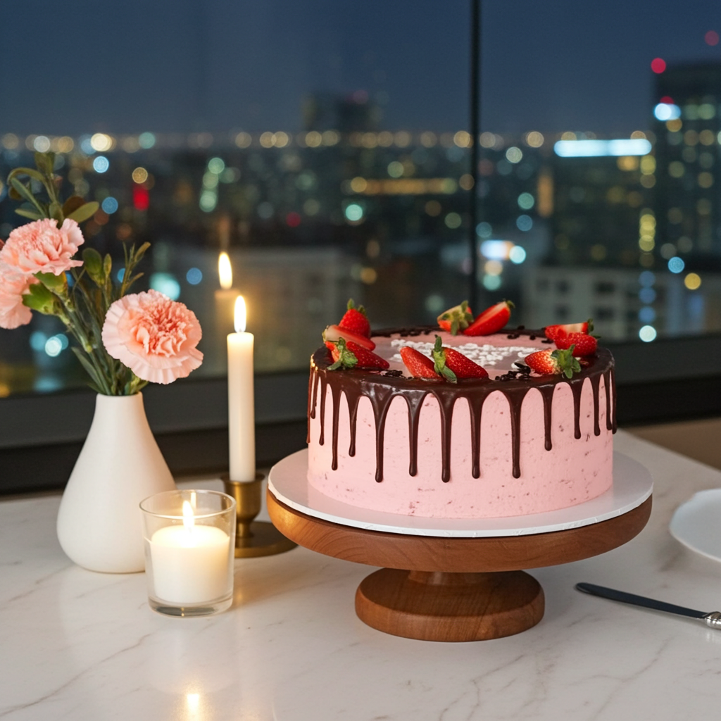 Strawberry Chocolate Cake