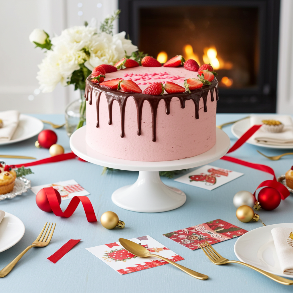 Strawberry Chocolate Cake