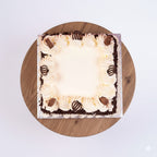 Choco Flake Square Cake