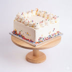 Confetti Square Cake